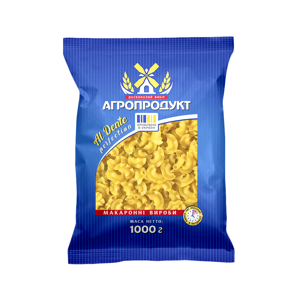 Макарони Al Dente Ріжки з гребінцем  1 кг